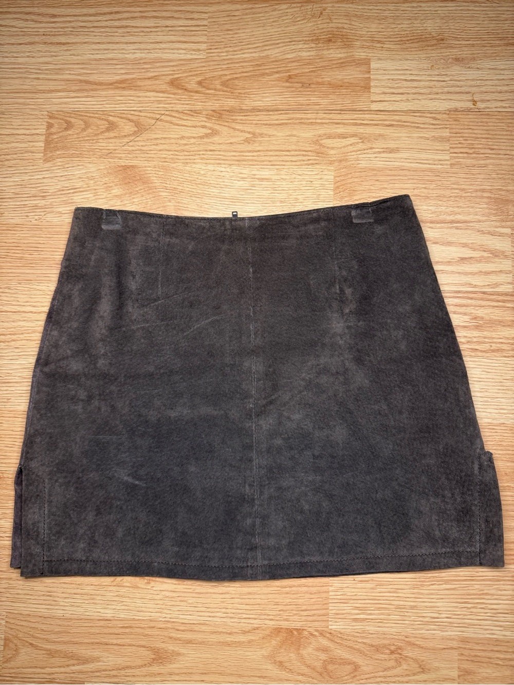 Jou Jou Brown Suede Mini Skirt w/ Side Slits